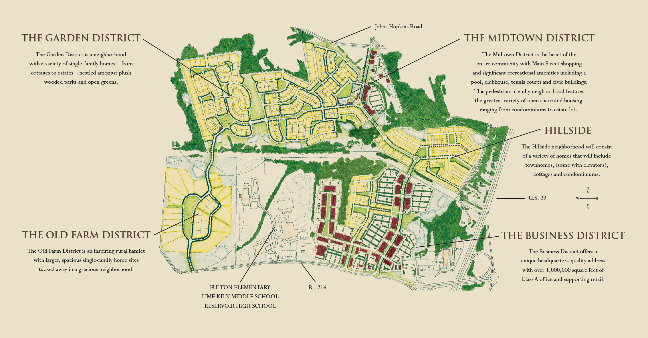 Maple Lawn Farm Site Map